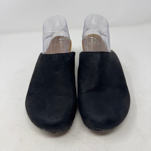 Dansko Black Leather Professional Mule Clogs Comfort Work Shoes Size 42 EU 11 - Picture 2 of 11